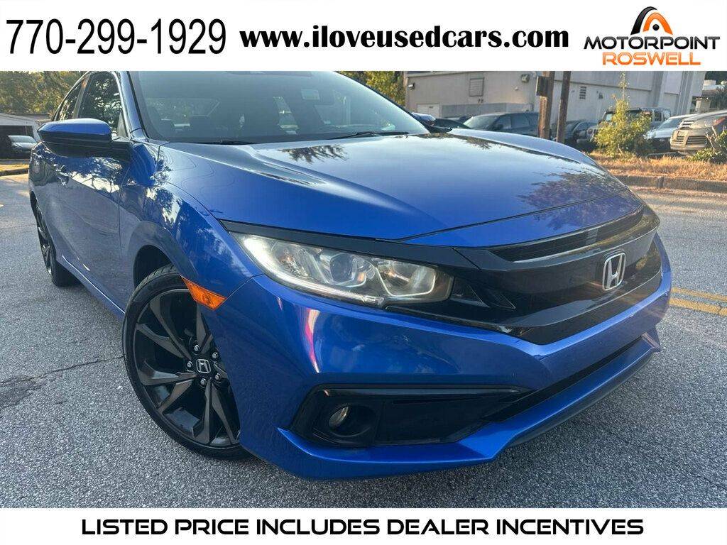 2019 Honda Civic Sport — Sedan — 53,799 mi — Roswell, GA
