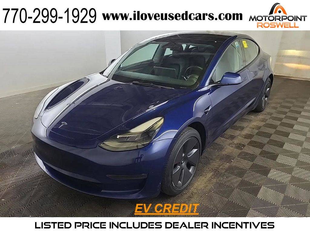 2022 Tesla Model 3 Long Range — Sedan — 100,839 mi — Roswell, GA