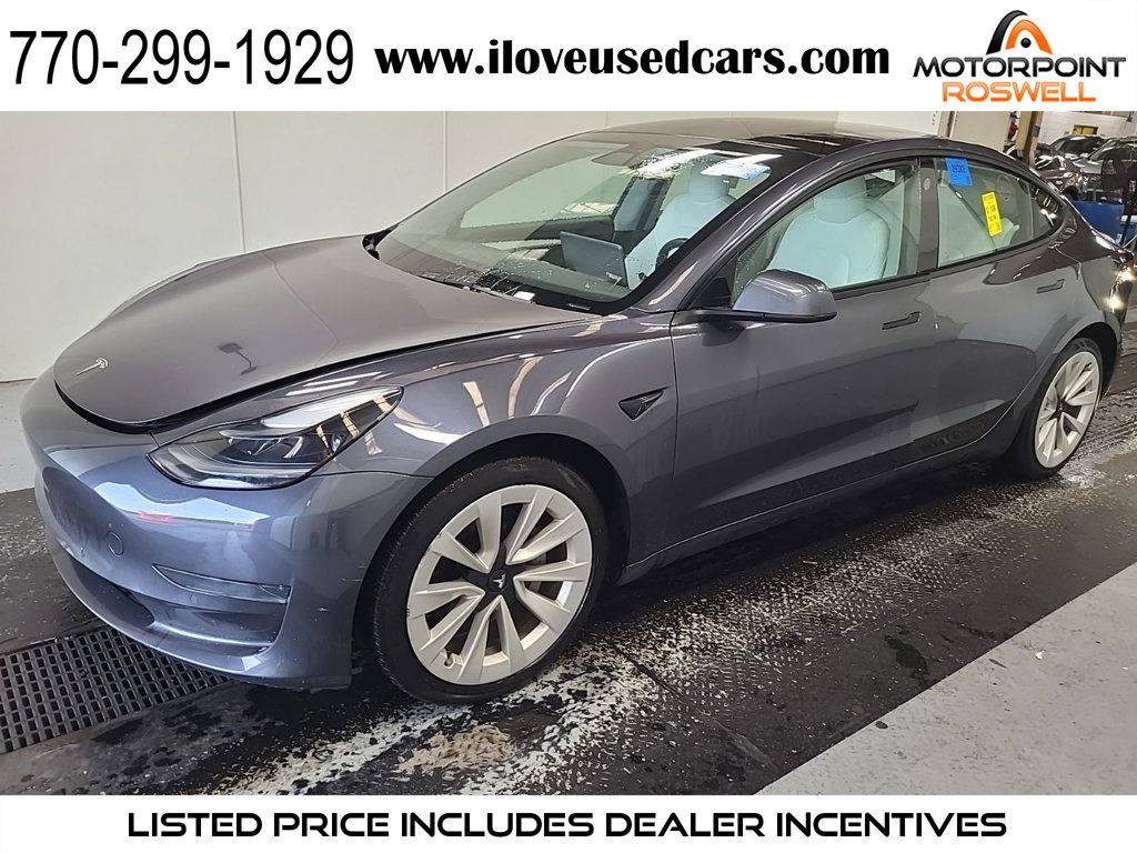 2022 Tesla Model 3 Standard Range Plus — Sedan — 93,199 mi — Roswell, GA