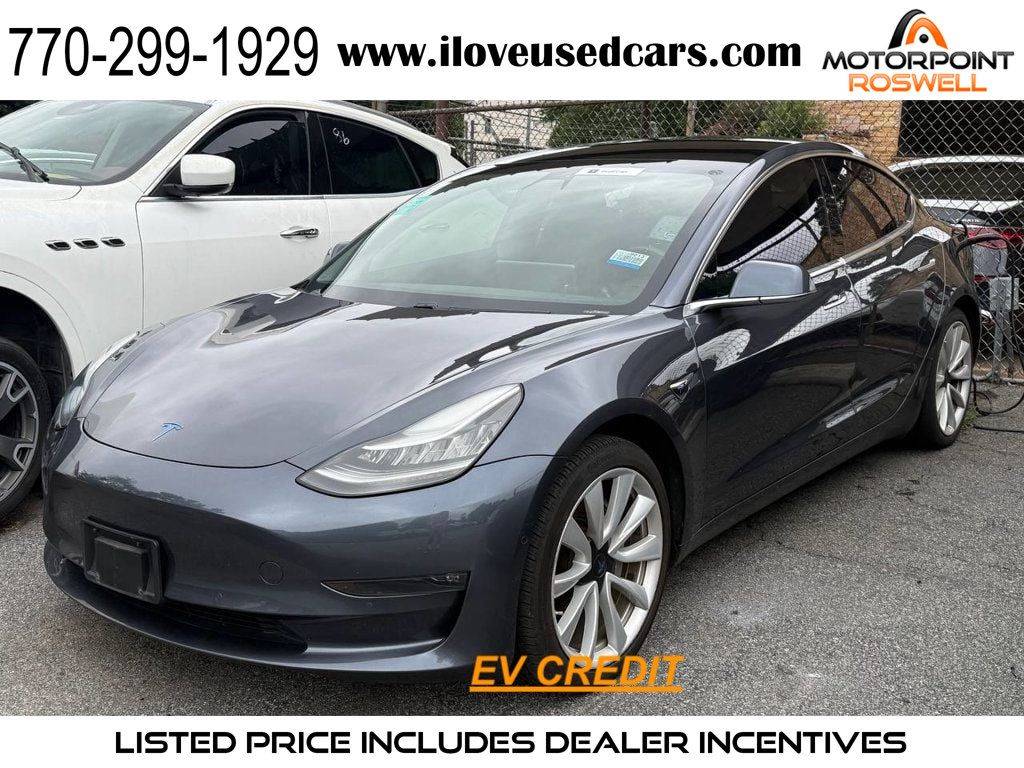 2018 Tesla Model 3 Long Range — Sedan — 81,619 mi — Roswell, GA