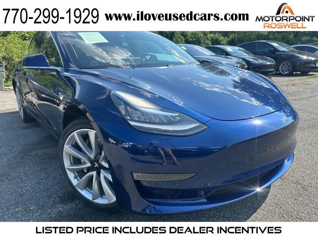 2022 Tesla Model 3 Long Range — Sedan — 75,359 mi — Roswell, GA