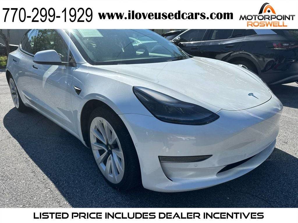 2022 Tesla Model 3 Standard Range Plus — Sedan — 38,009 mi — Roswell, GA