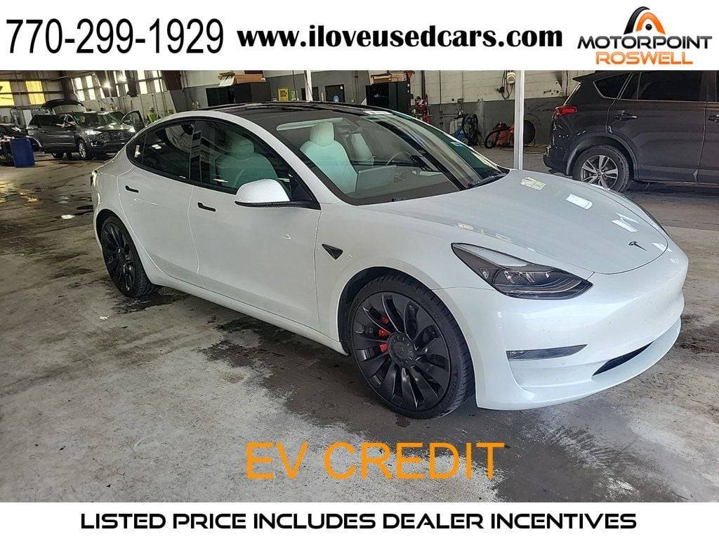 2022 Tesla Model 3 Performance — Sedan — 79,989 mi — Roswell, GA
