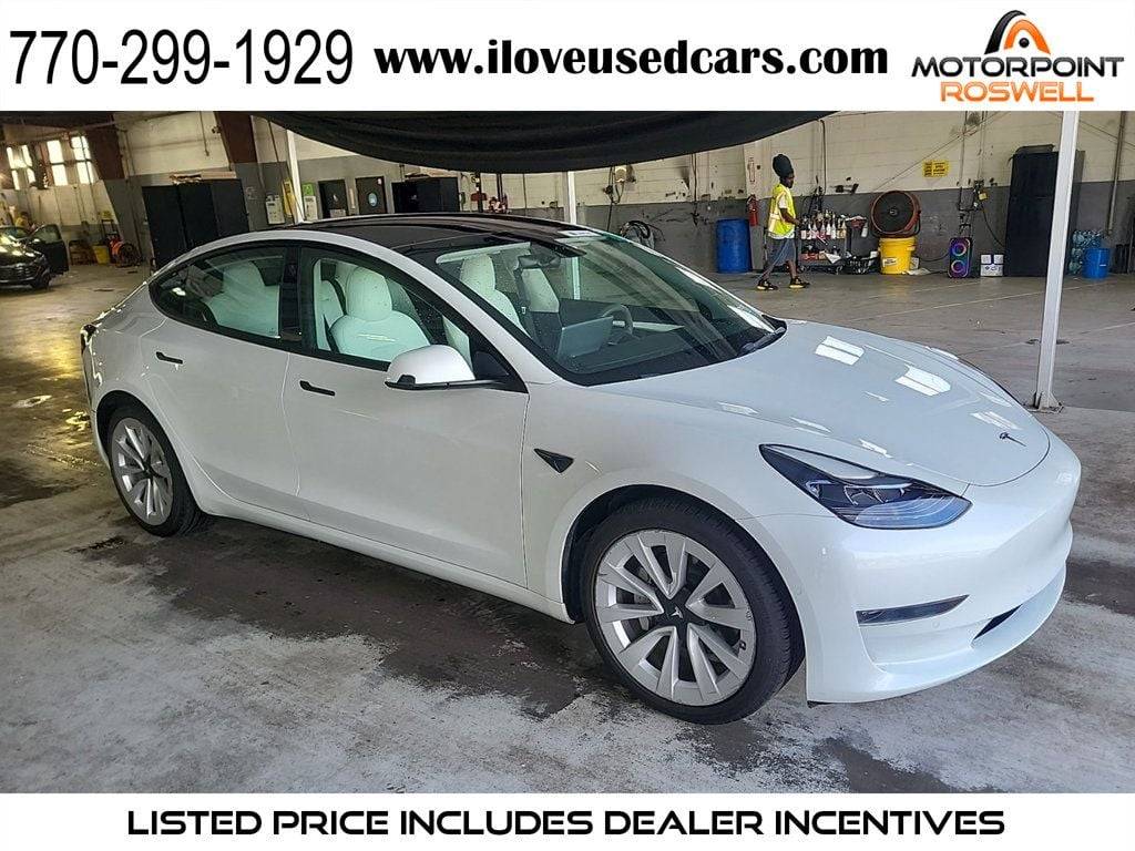2022 Tesla Model 3 Standard Range Plus — Sedan — 24,109 mi — Roswell, GA