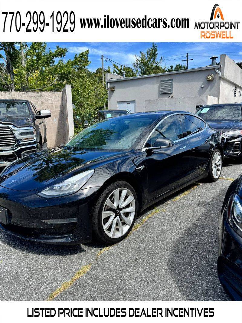 2019 Tesla Model 3 Long Range — Sedan — 107,299 mi — Roswell, GA