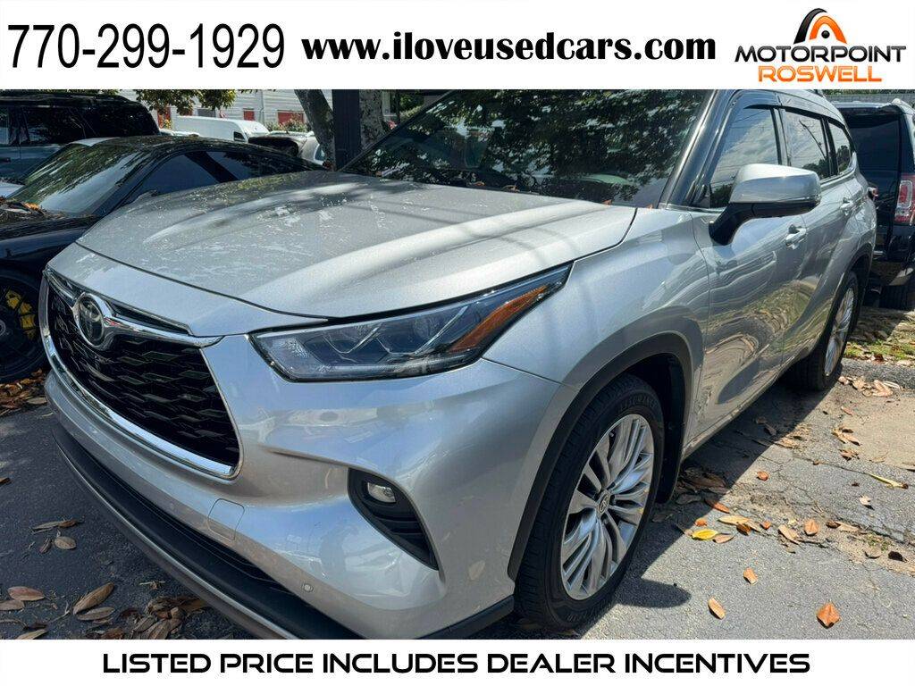 2021 Toyota Highlander Platinum — SUV — 73,226 mi — Roswell, GA