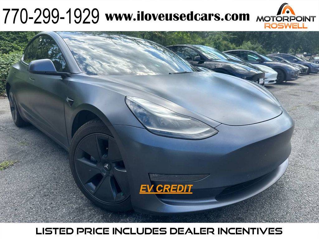 2022 Tesla Model 3 Long Range — Sedan — 87,629 mi — Roswell, GA