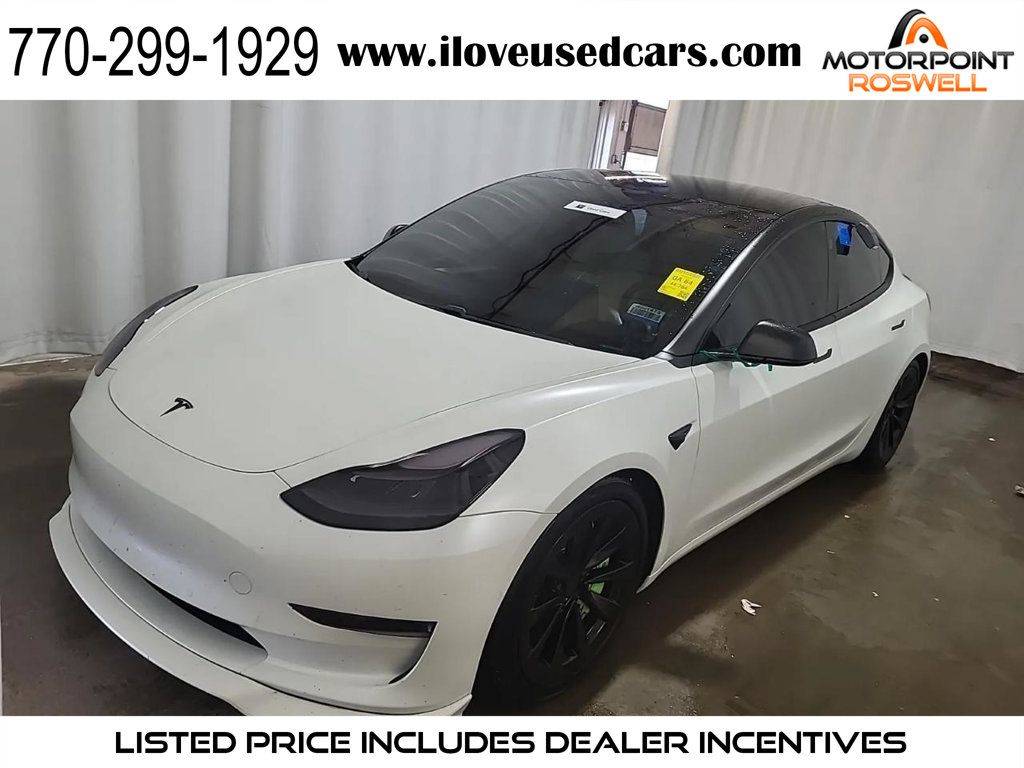 2021 Tesla Model 3 Long Range — Sedan — 44,769 mi — Roswell, GA