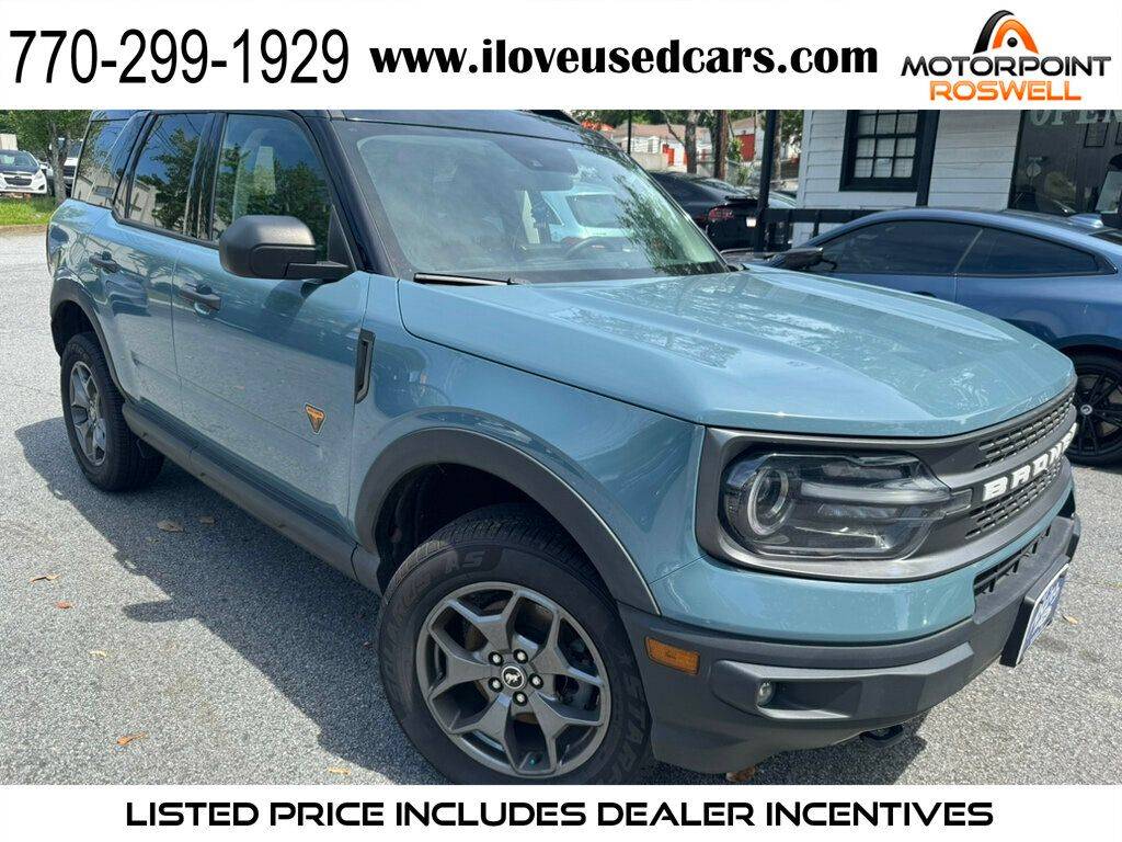 2021 Ford Bronco Sport Badlands — SUV — 58,859 mi — Roswell, GA