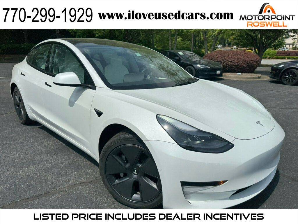 2022 Tesla Model 3 Standard Range Plus — Sedan — 28,139 mi — Roswell, GA