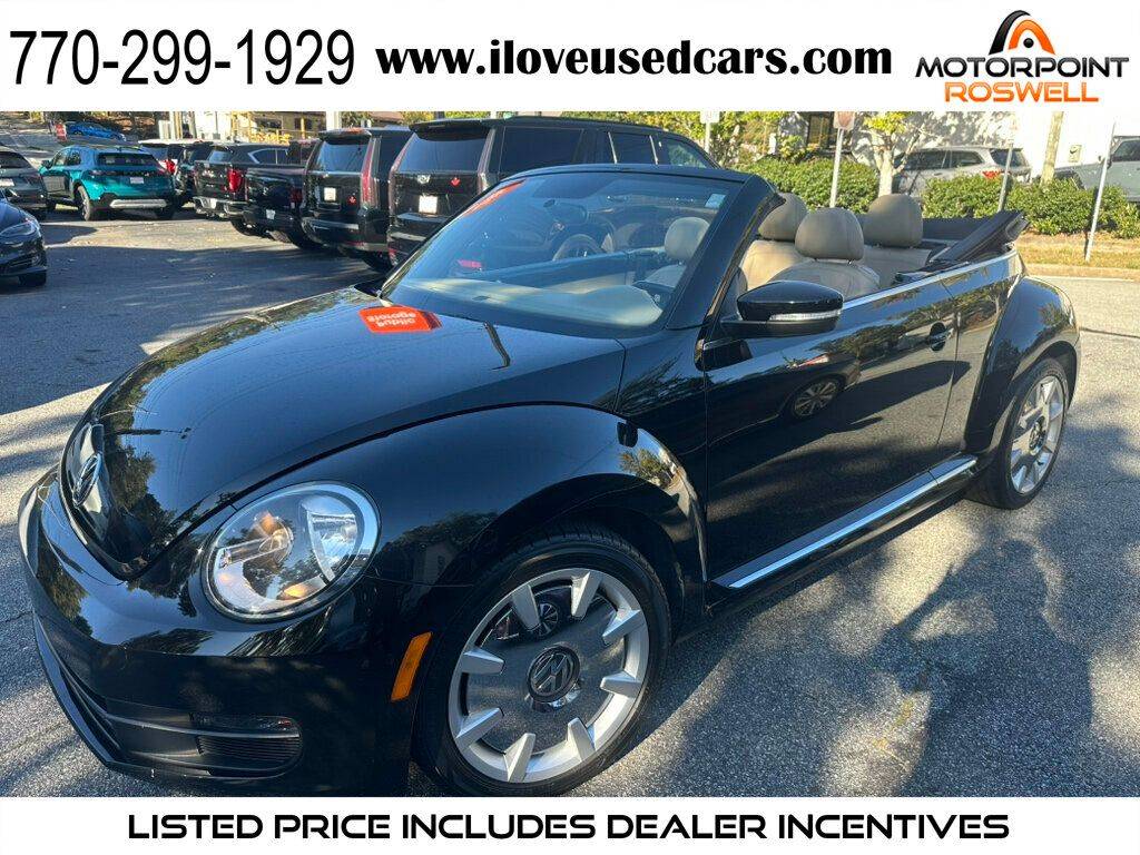 2014 Volkswagen Beetle 1.8T — Convertible — 27,209 mi — Roswell, GA
