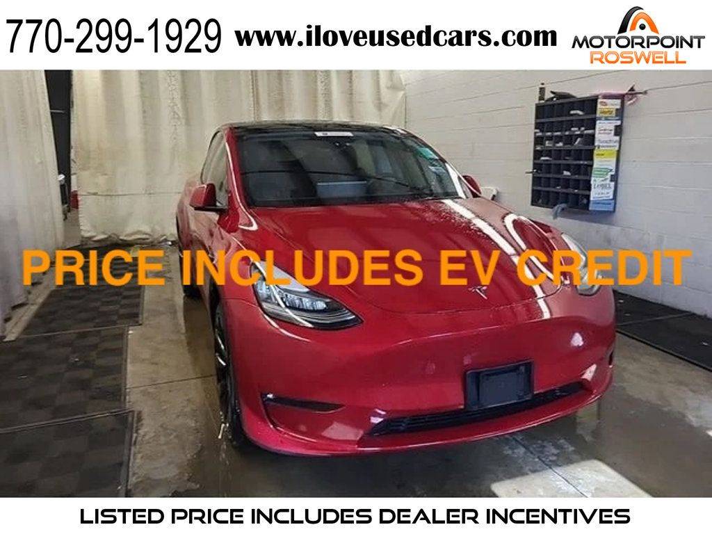 2021 Tesla Model Y Long Range — SUV — 73,009 mi — Roswell, GA