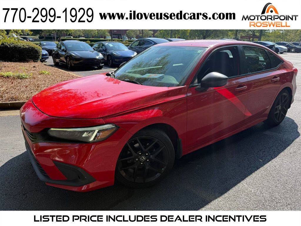2022 Honda Civic Sport — Sedan — 136,139 mi — Roswell, GA