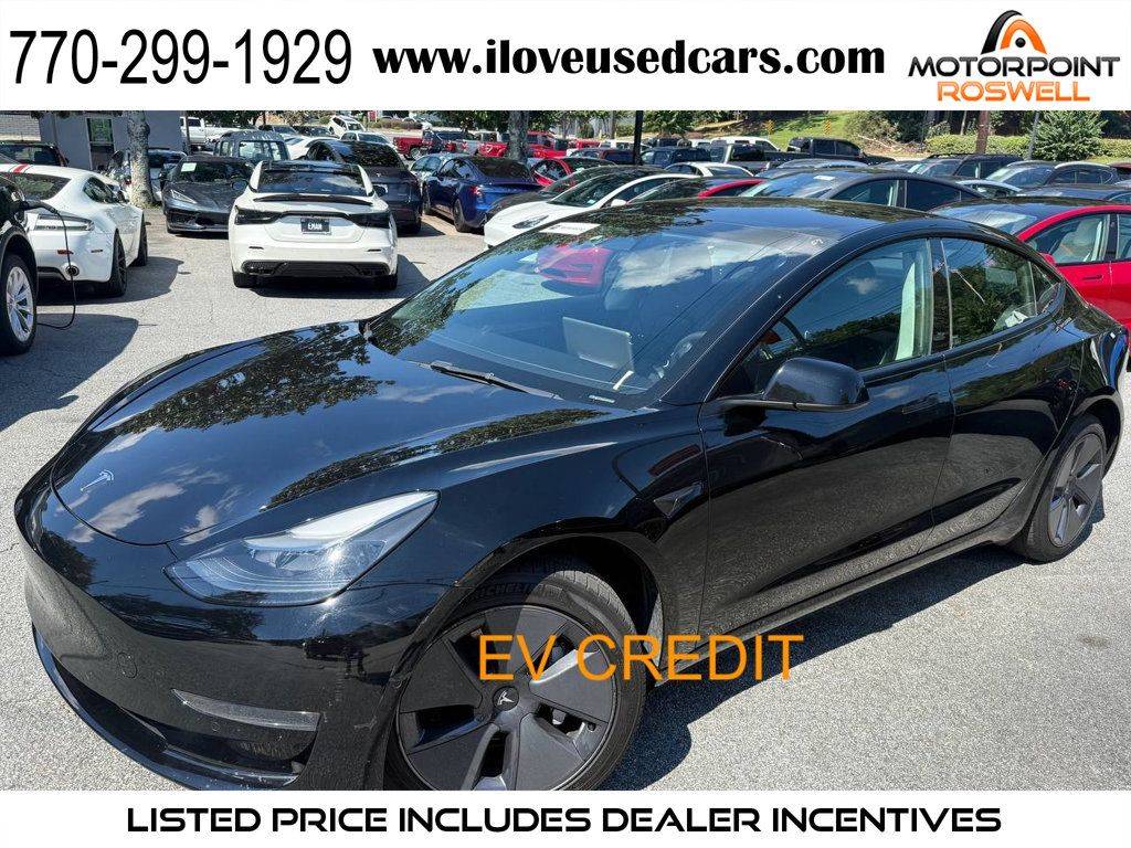 2022 Tesla Model 3 Standard Range Plus — Sedan — 14,779 mi — Roswell, GA