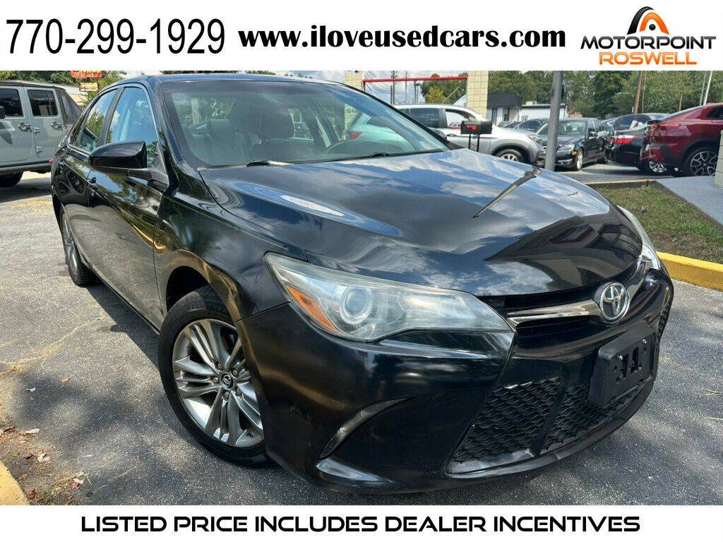 2015 Toyota Camry SE — Sedan — 143,799 mi — Roswell, GA