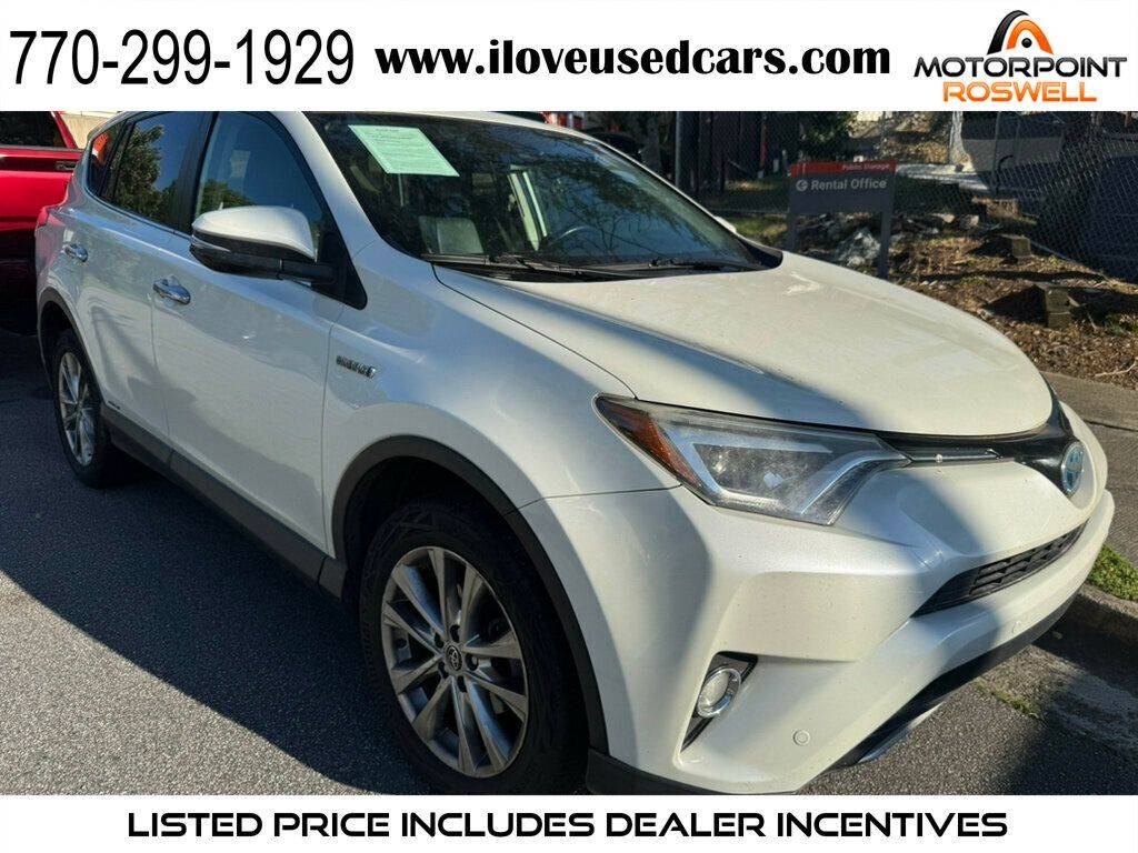 2016 Toyota RAV4 Hybrid Limited — SUV — 201,969 mi — Roswell, GA