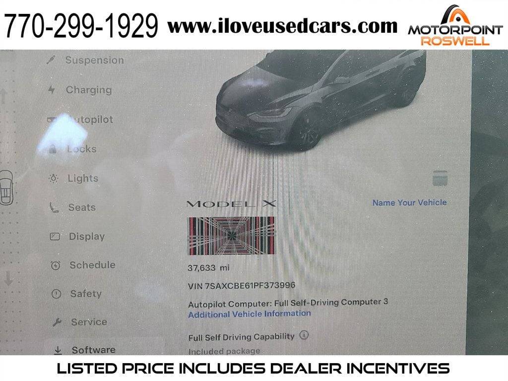 2023 Tesla Model X Plaid — SUV — 37,629 mi — Roswell, GA