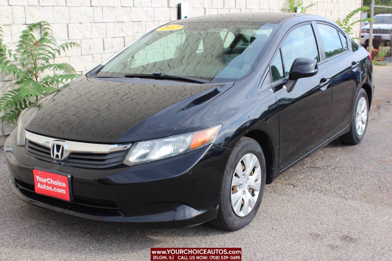 2012 Honda Civic LX — Sedan — 180,290 mi — Elgin, IL