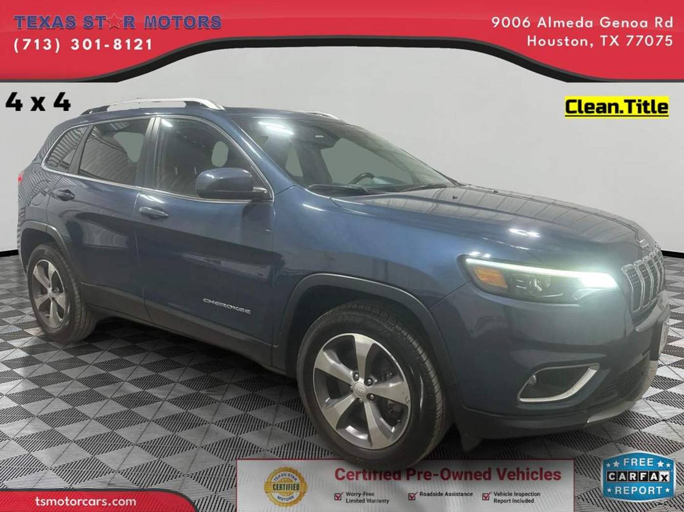 2019 Jeep Cherokee Limited — SUV — 57,317 mi — Houston, TX