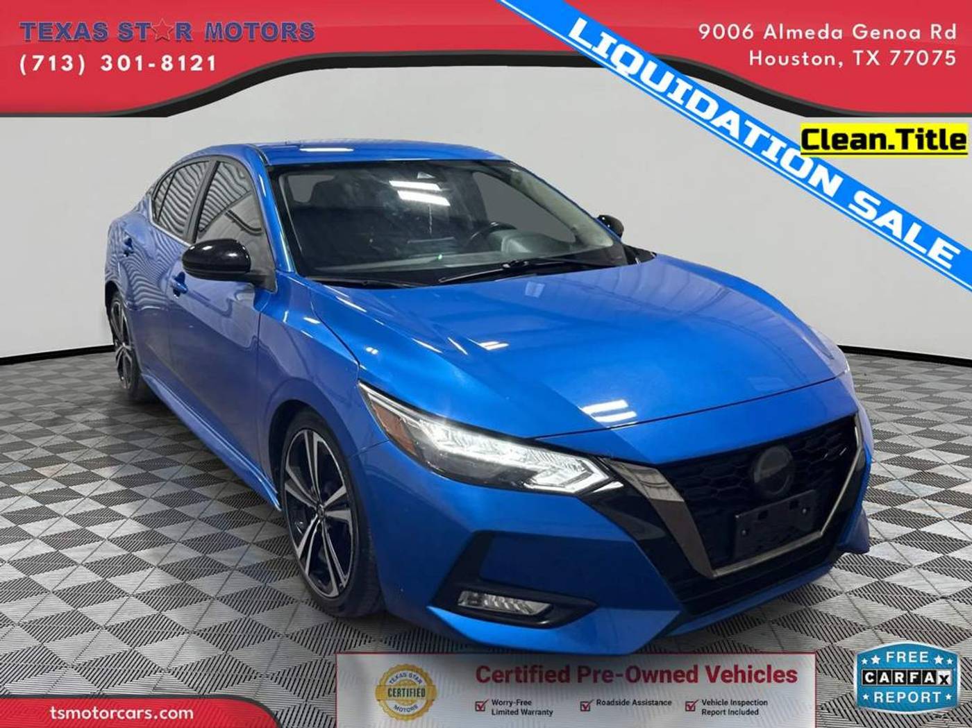 2022 Nissan Sentra SR — Sedan — 65,967 mi — Houston, TX
