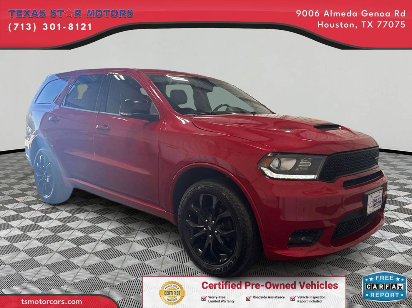 2019 Dodge Durango GT Plus — SUV — 71,310 mi — Houston, TX