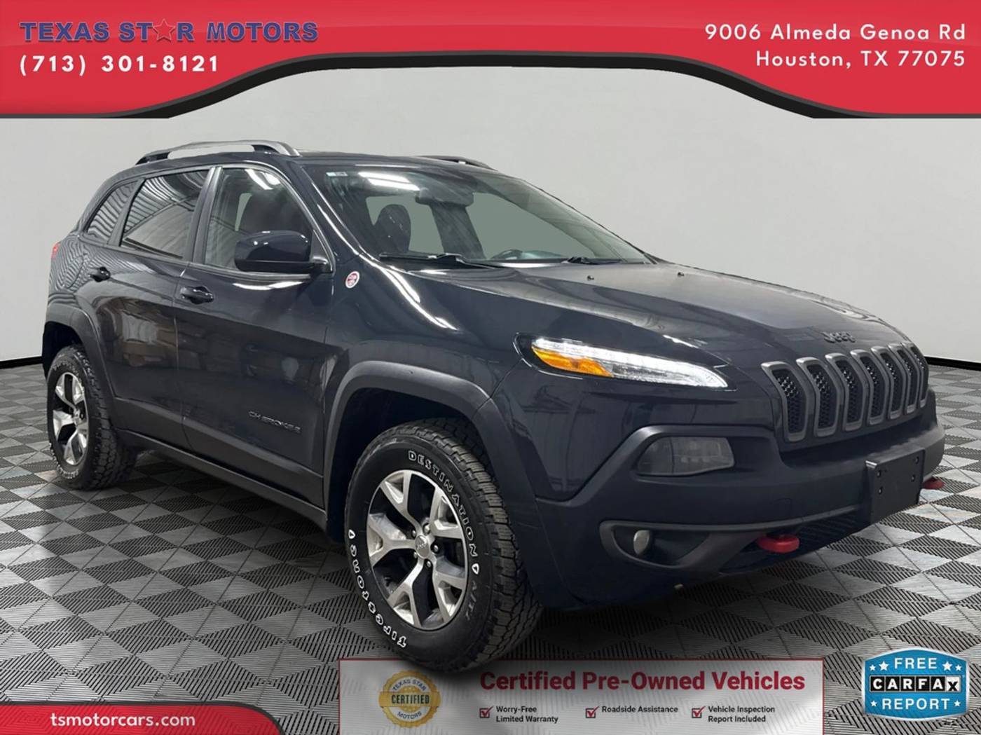 2017 Jeep Cherokee Trailhawk — SUV — 82,201 mi — Houston, TX