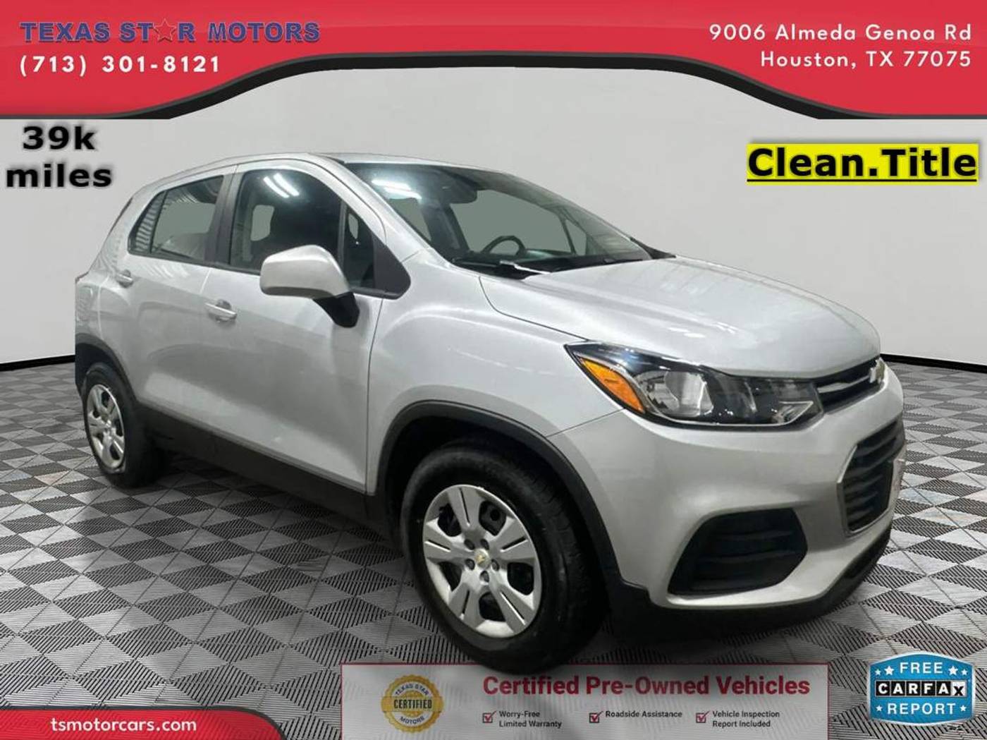2017 Chevrolet Trax LS — SUV — 39,007 mi — Houston, TX