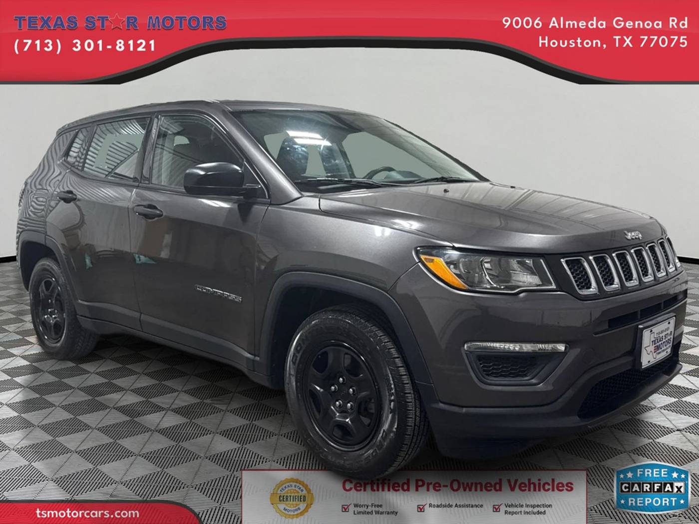 2018 Jeep Compass Sport — SUV — 65,727 mi — Houston, TX