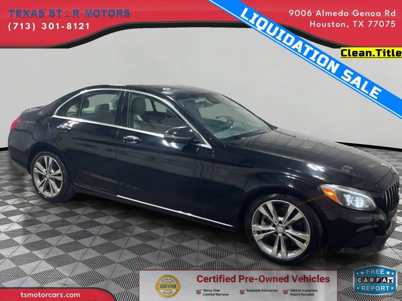 2017 Mercedes-Benz C-Class C 300 — Sedan — 89,074 mi — Houston, TX