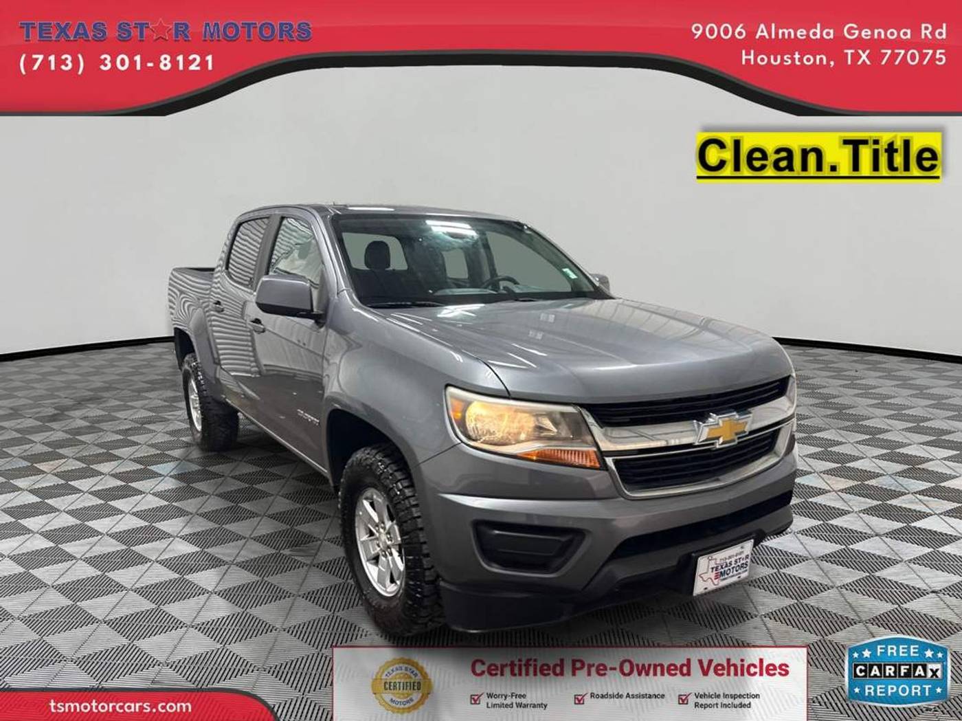 2020 Chevrolet Colorado WT — Pickup Truck — 65,440 mi — Houston, TX