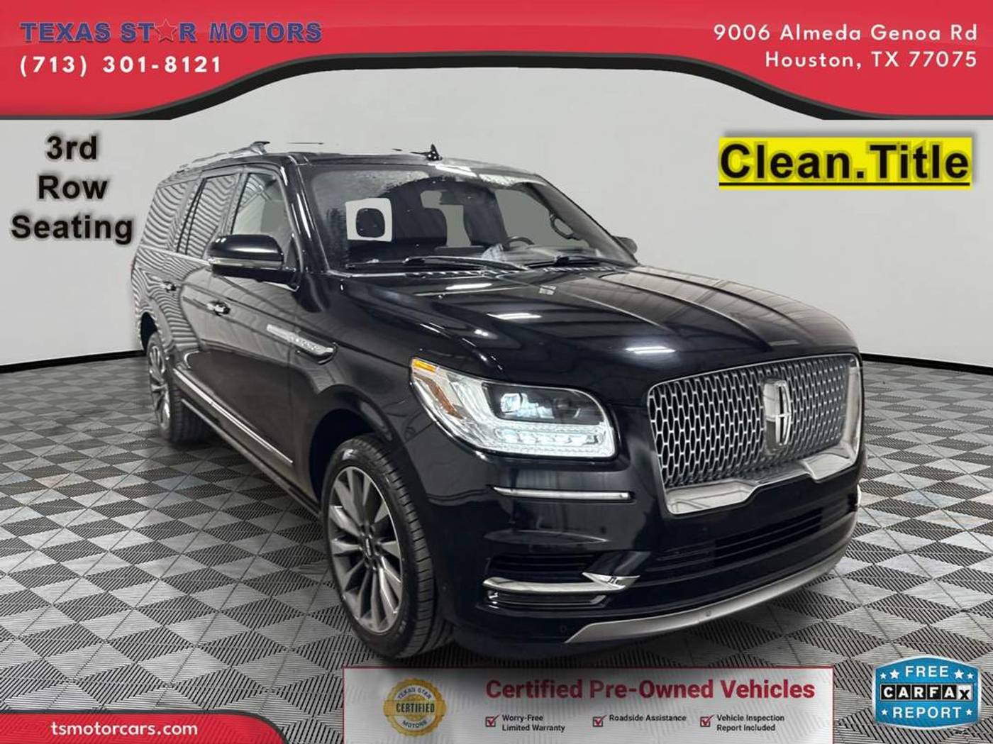 2019 Lincoln Navigator Select — SUV — 72,655 mi — Houston, TX