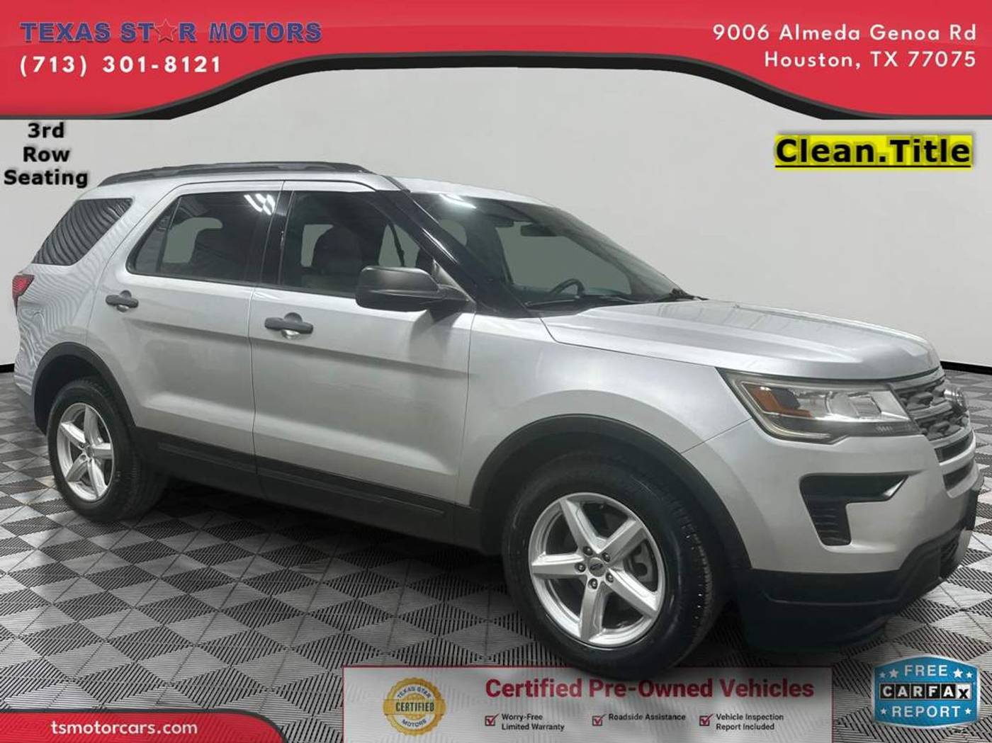 2019 Ford Explorer Base — SUV — 25,918 mi — Houston, TX