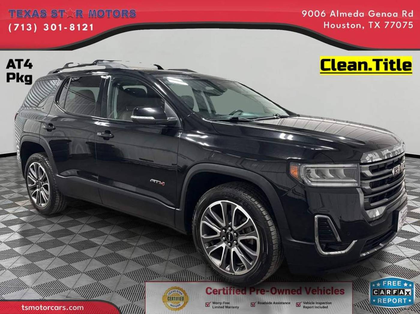 2020 GMC Acadia AT4 — SUV — 100,489 mi — Houston, TX
