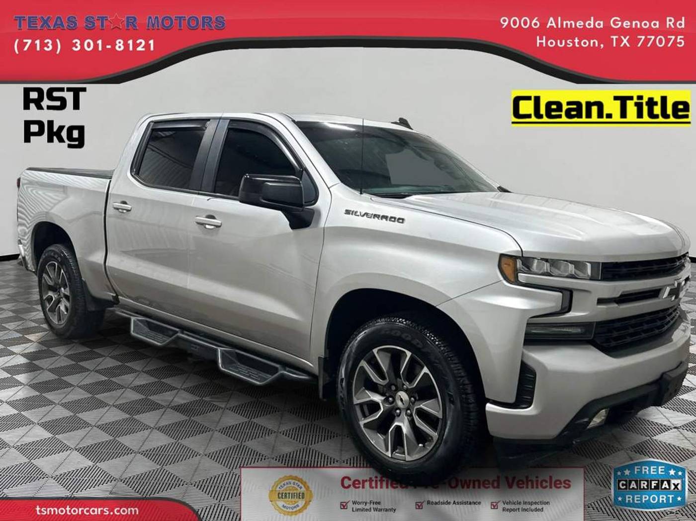 2019 Chevrolet Silverado 1500 RST — Pickup Truck — 92,678 mi — Houston, TX