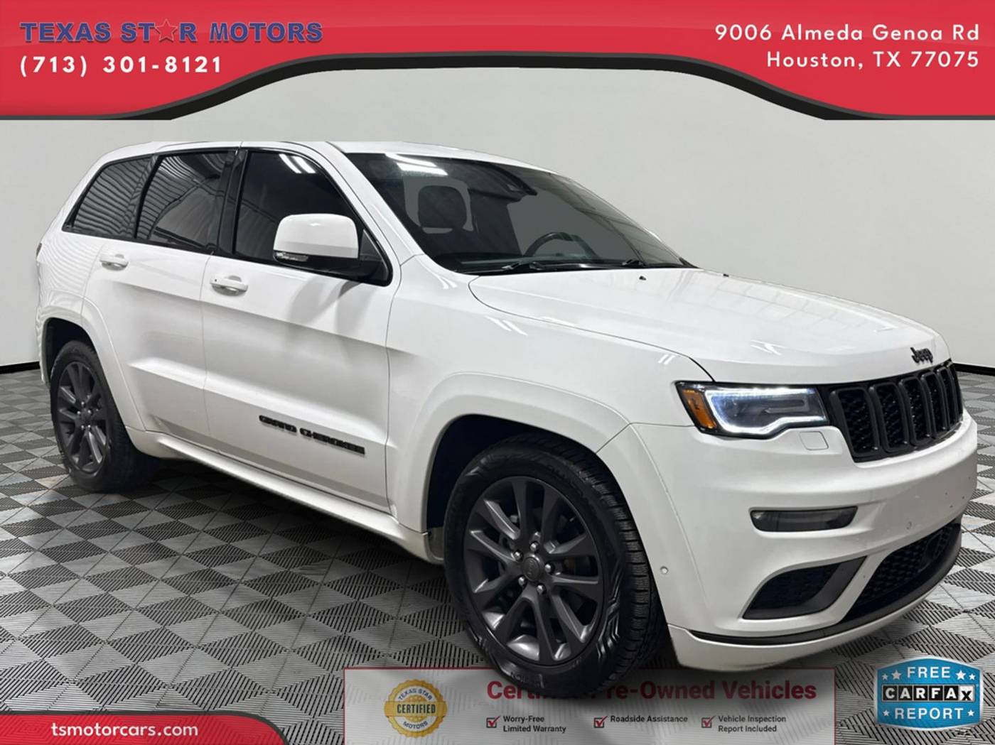 2018 Jeep Grand Cherokee High Altitude — SUV — 67,967 mi — Houston, TX