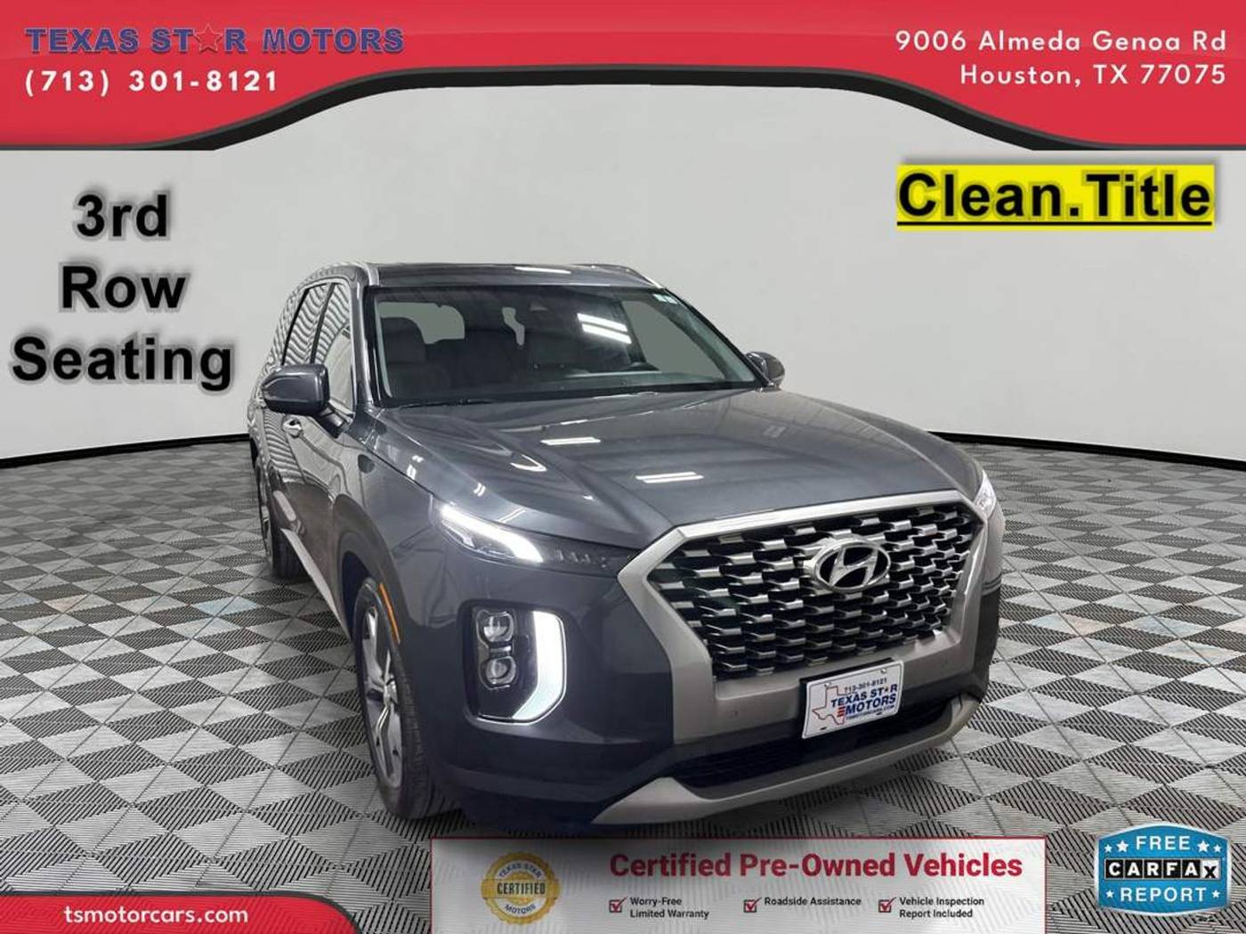 2021 Hyundai Palisade SEL — SUV — 98,810 mi — Houston, TX