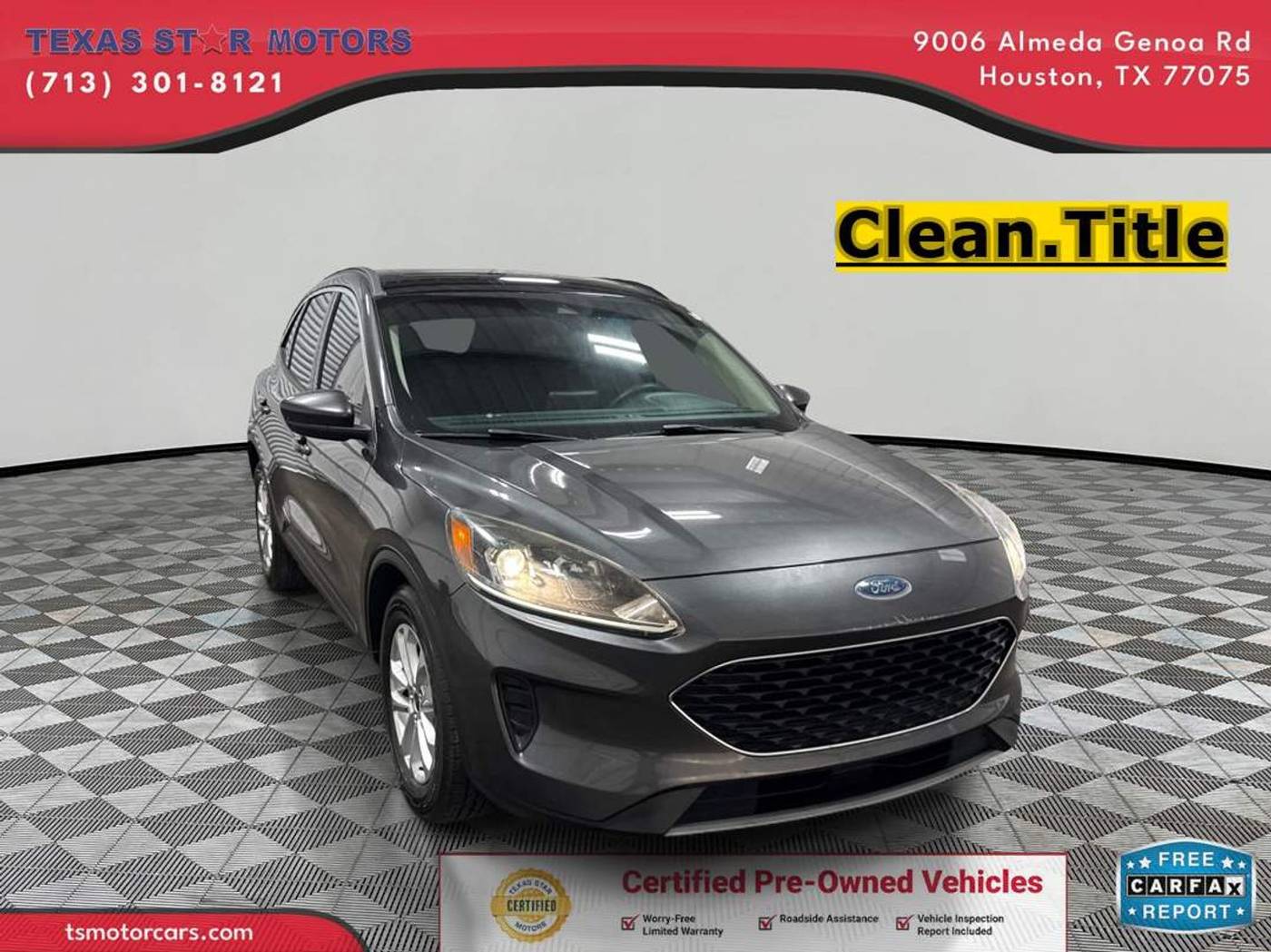 2020 Ford Escape SE — SUV — 51,522 mi — Houston, TX
