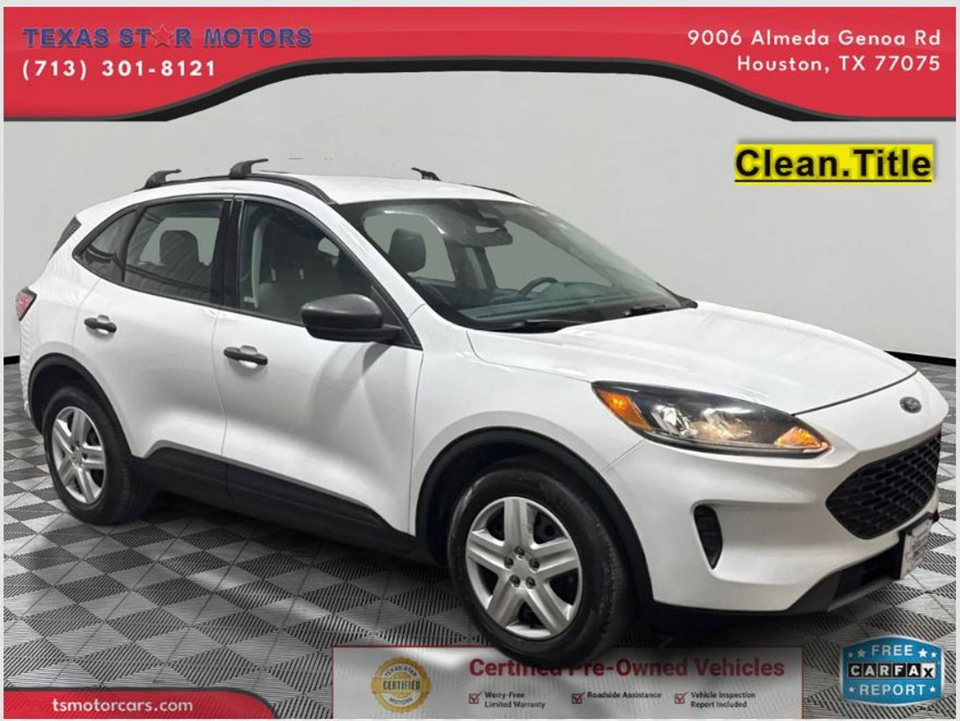 2021 Ford Escape S — SUV — 86,269 mi — Houston, TX