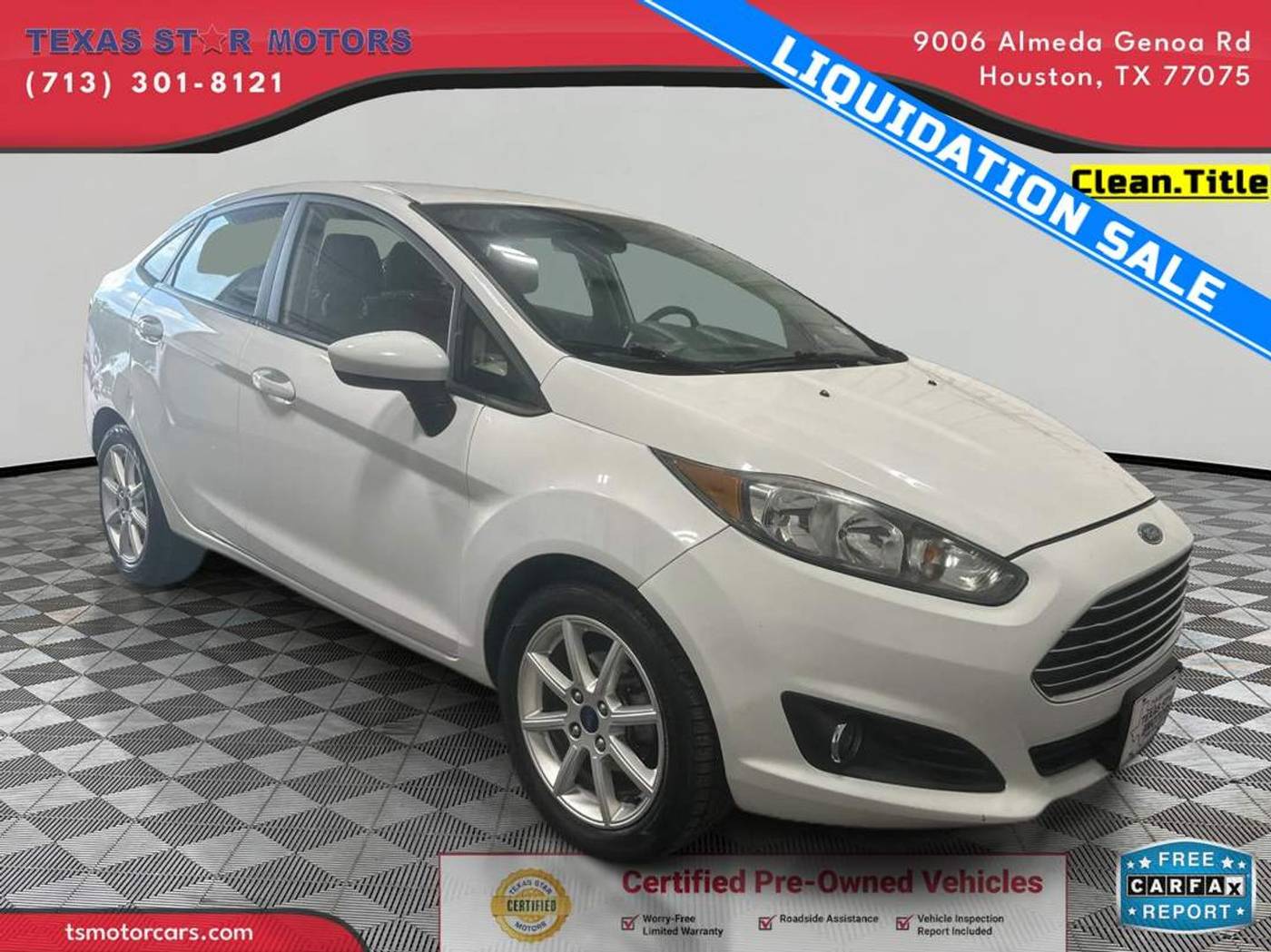 2019 Ford Fiesta SE — Sedan — 89,415 mi — Houston, TX