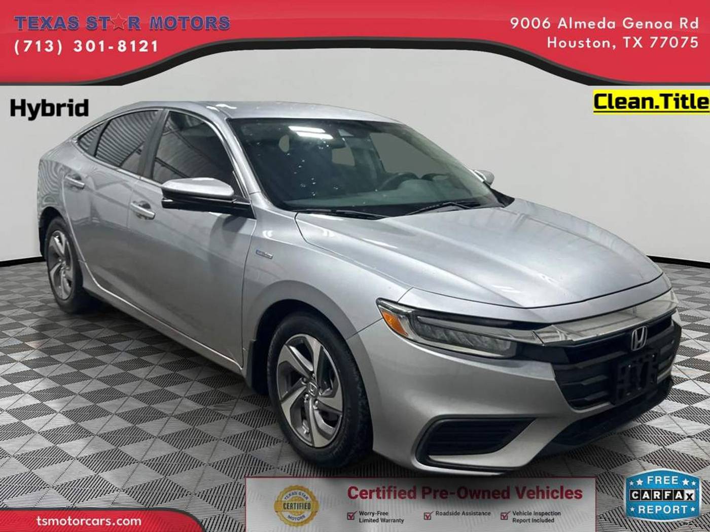 2019 Honda Insight EX — Sedan — 48,806 mi — Houston, TX