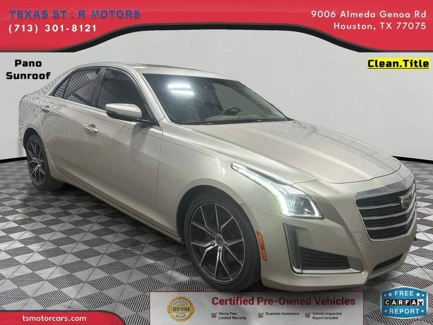 2015 Cadillac CTS Performance — Sedan — 98,286 mi — Houston, TX