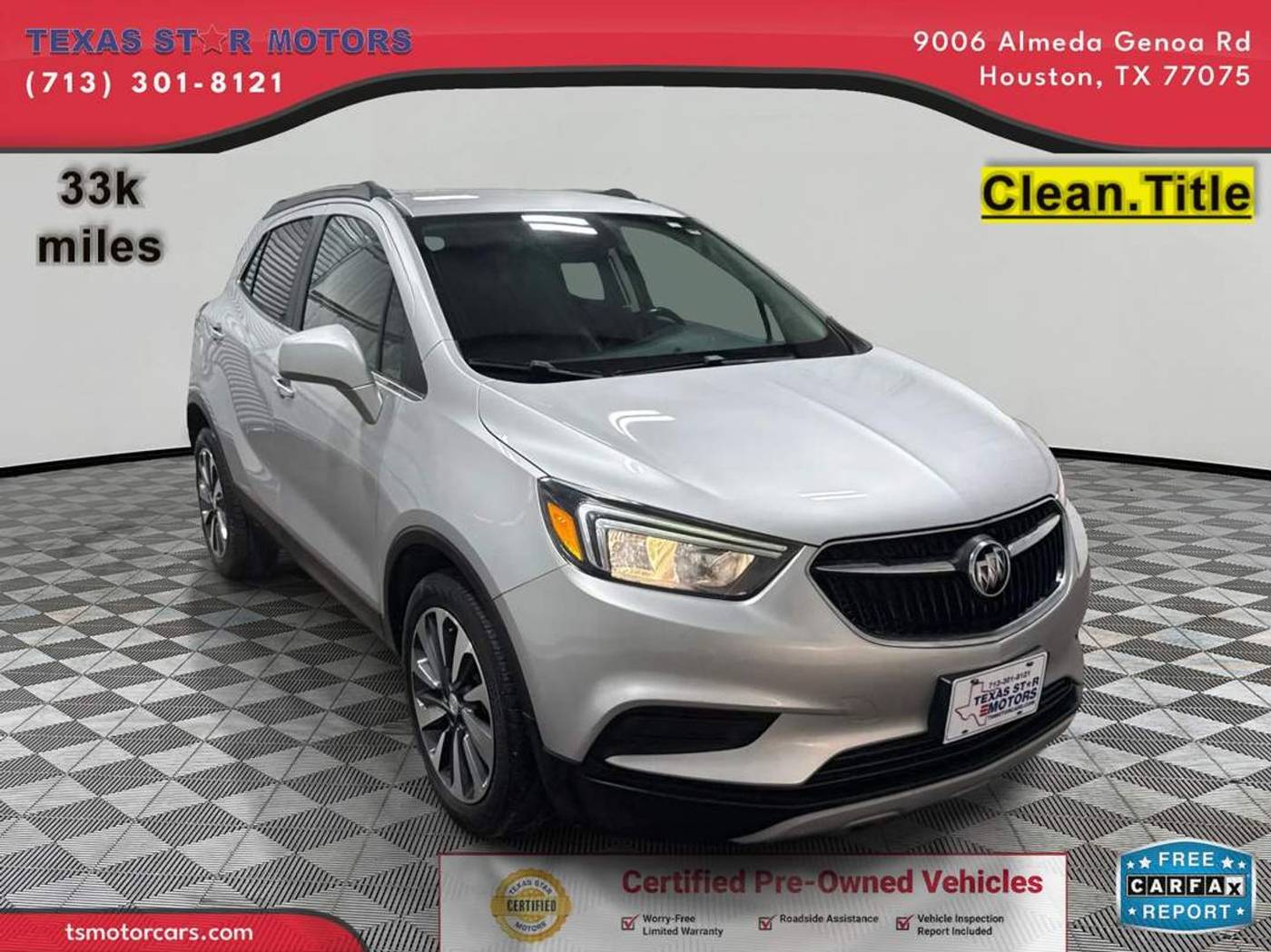 2021 Buick Encore Preferred — SUV — 33,807 mi — Houston, TX