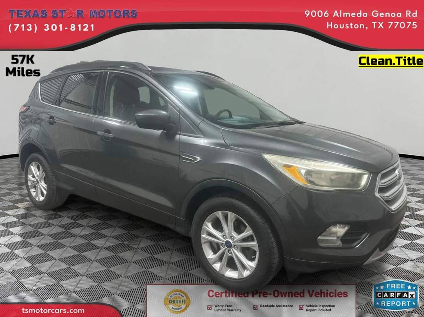 2018 Ford Escape SE — SUV — 57,214 mi — Houston, TX