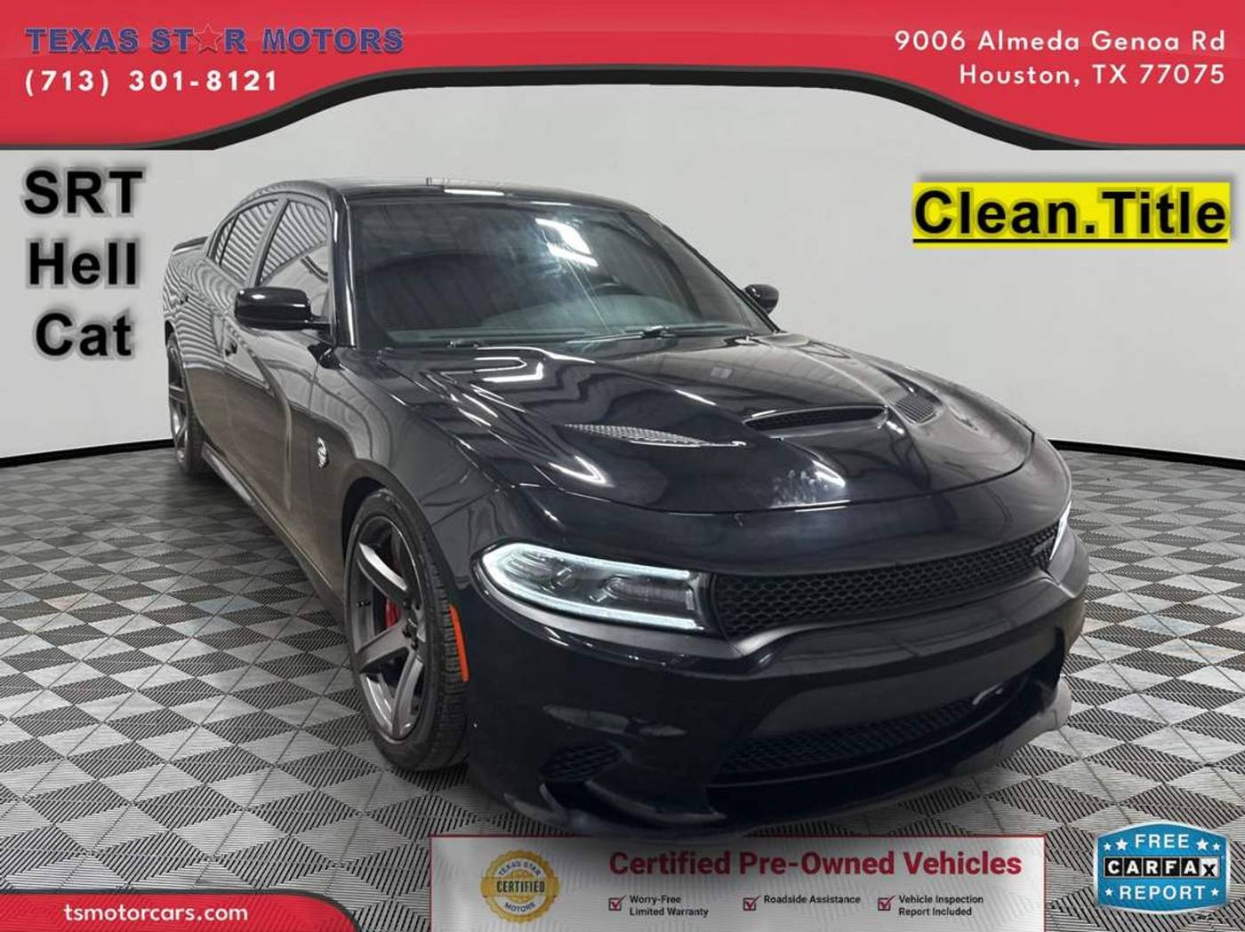2017 Dodge Charger SRT Hellcat — Sedan — 45,007 mi — Houston, TX