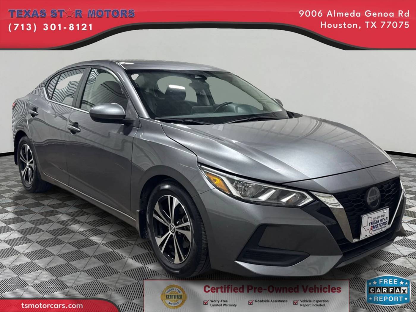 2021 Nissan Sentra SV — Sedan — 37,043 mi — Houston, TX