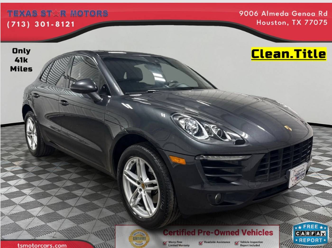 2018 Porsche Macan Standard — SUV — 41,457 mi — Houston, TX