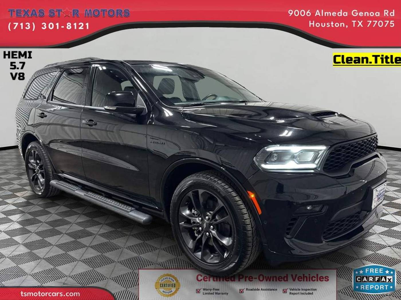 2023 Dodge Durango R/T Plus — SUV — 24,597 mi — Houston, TX