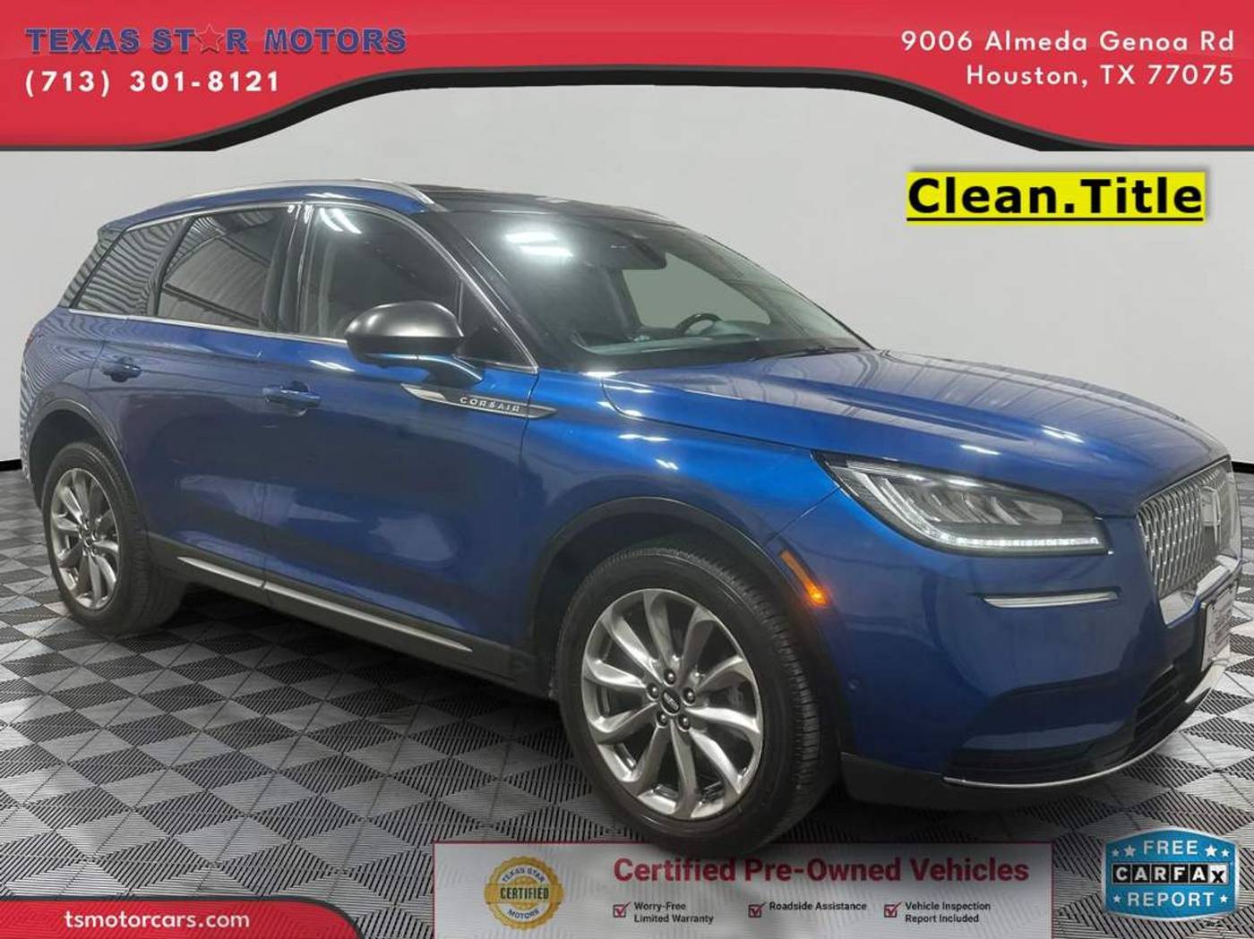 2020 Lincoln Corsair Standard — SUV — 53,660 mi — Houston, TX
