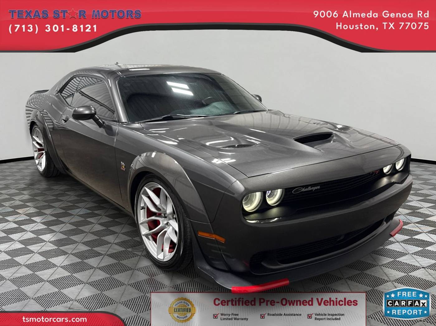 2019 Dodge Challenger R/T Scat Pack — Coupe — 77,499 mi — Houston, TX
