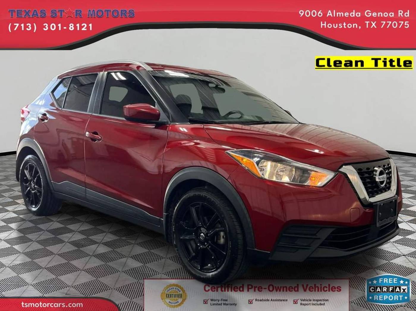 2020 Nissan Kicks SV — SUV — 95,051 mi — Houston, TX
